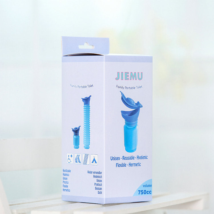 Collapsible Travel Urinal with Cartoon Lids