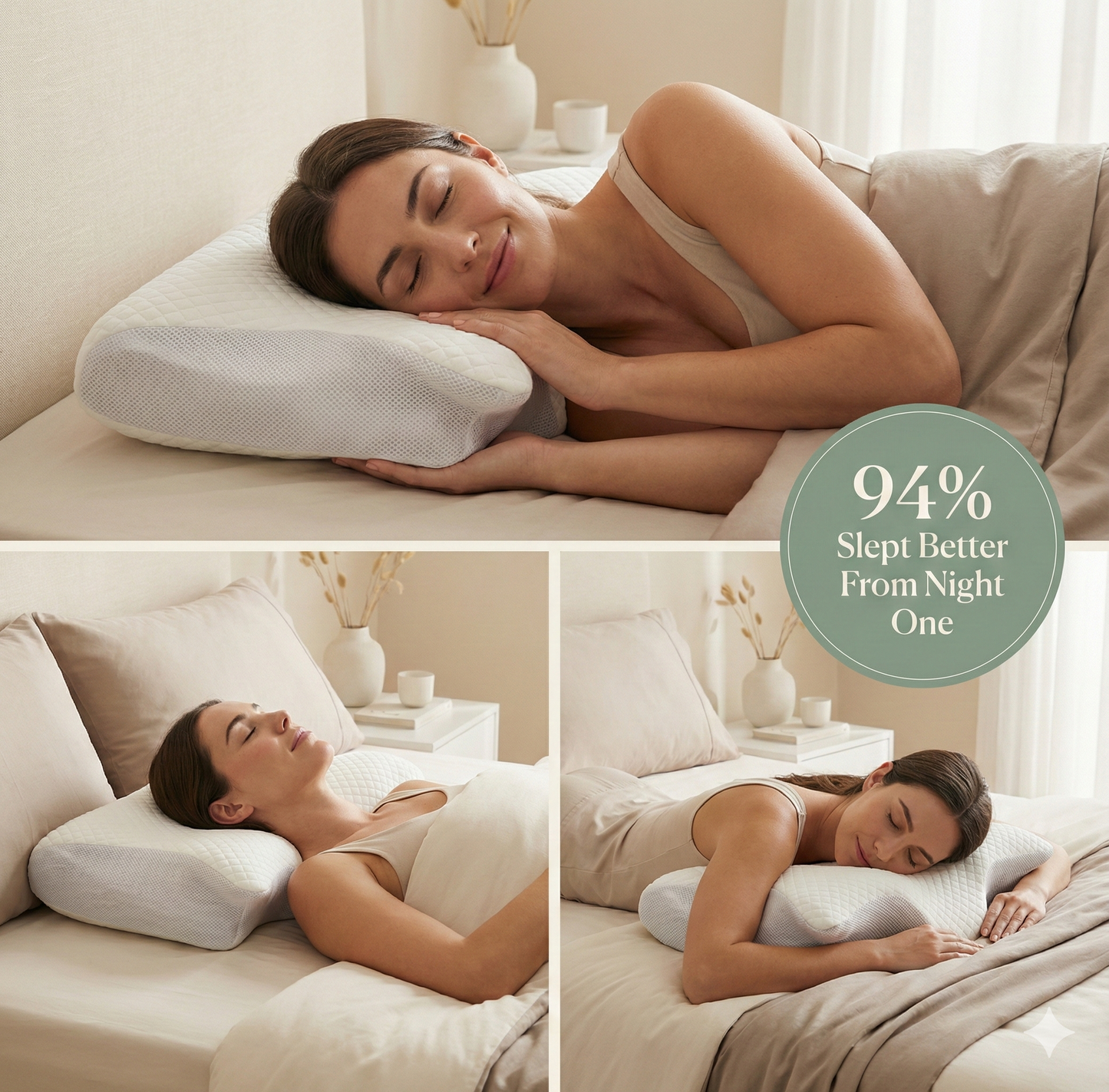 Ergonomic Butterfly Pillow