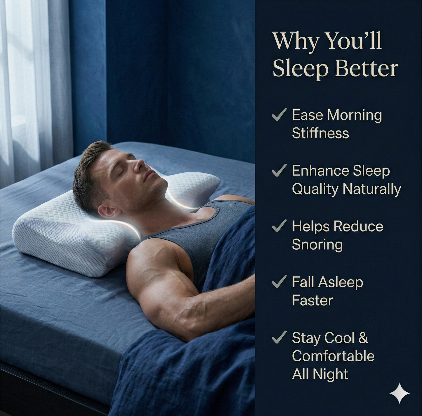 Ergonomic Butterfly Pillow